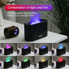 USB Ultrasonic Flame Aroma Diffuser