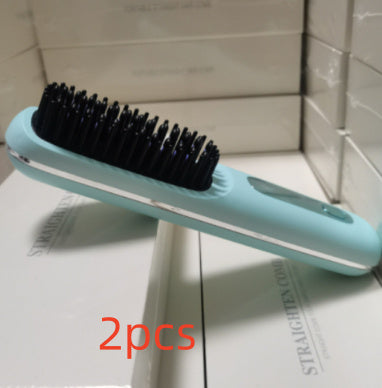 Wireless Hair Straightener Hot Brush