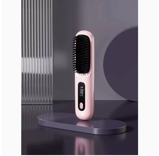 Wireless Hair Straightener Hot Brush