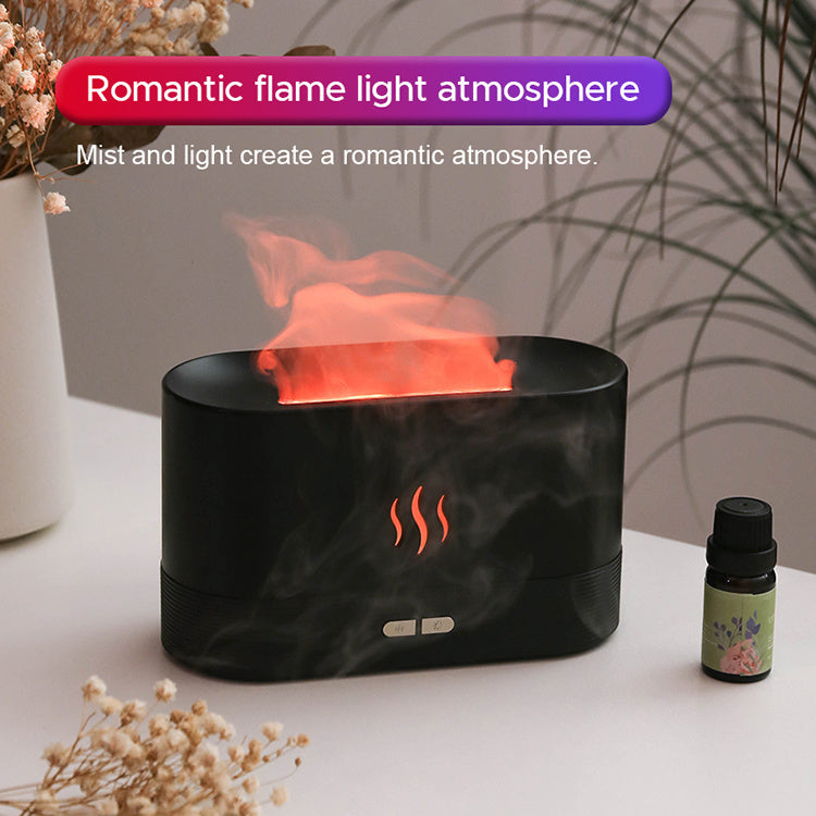 USB Ultrasonic Flame Aroma Diffuser