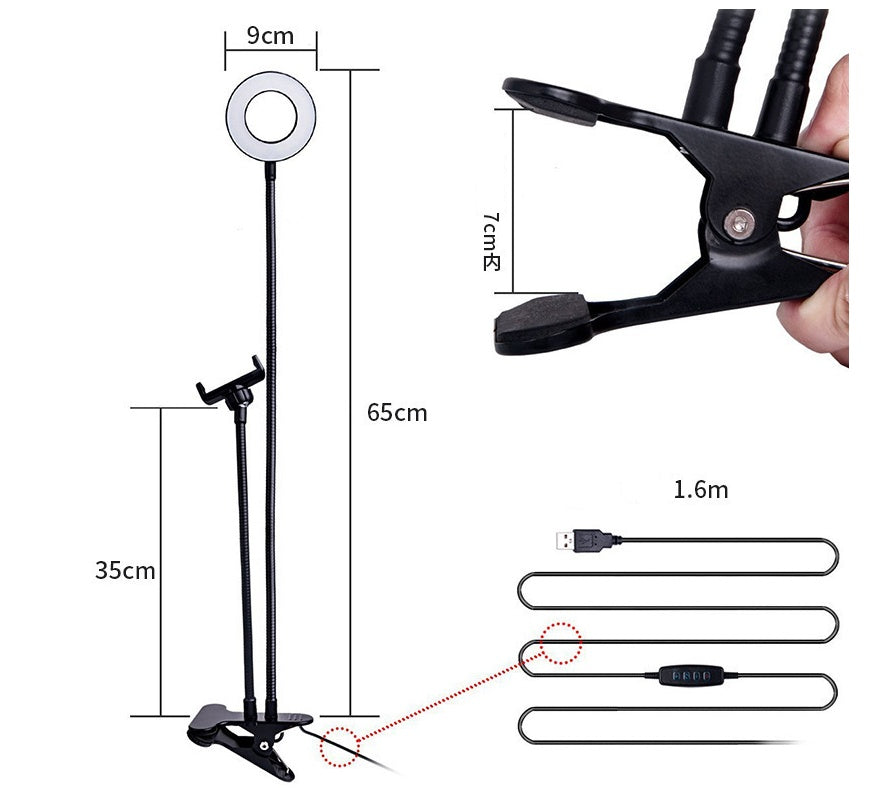 8cm LED Makeup Ring Light