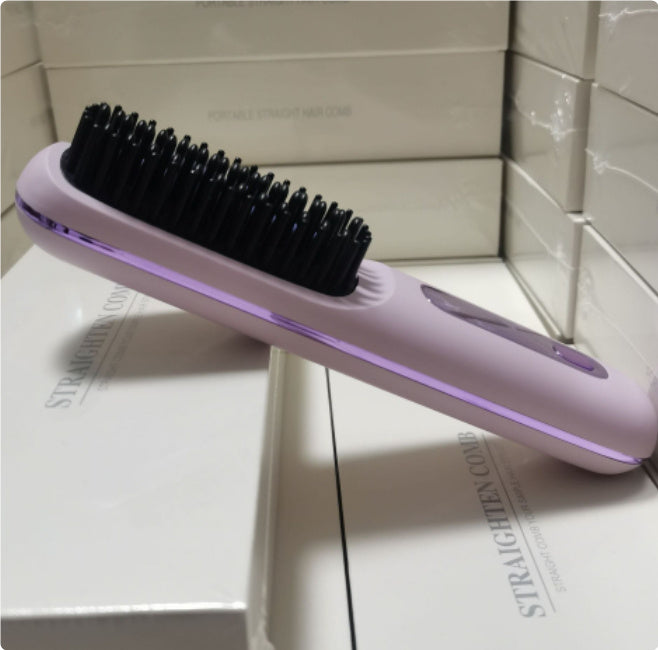 Wireless Hair Straightener Hot Brush