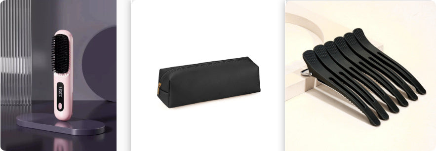 Wireless Hair Straightener Hot Brush
